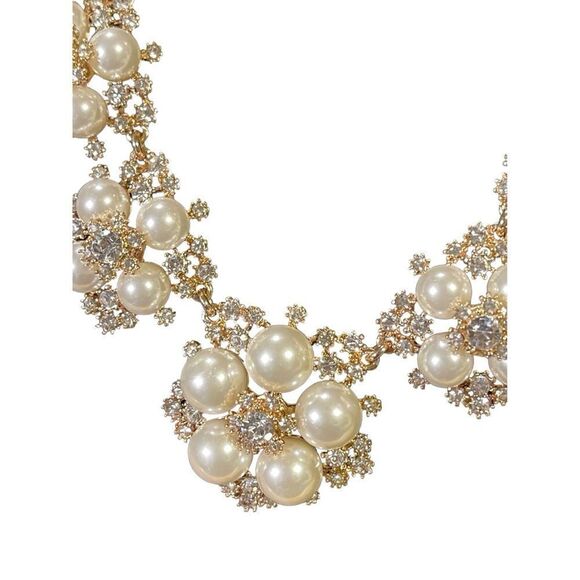 NWT Charter Club GoldTone Crystal and Imitatio Gold 18”+2” extender - Picture 6 of 7